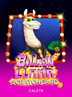 Billion Llama Scratchcard game